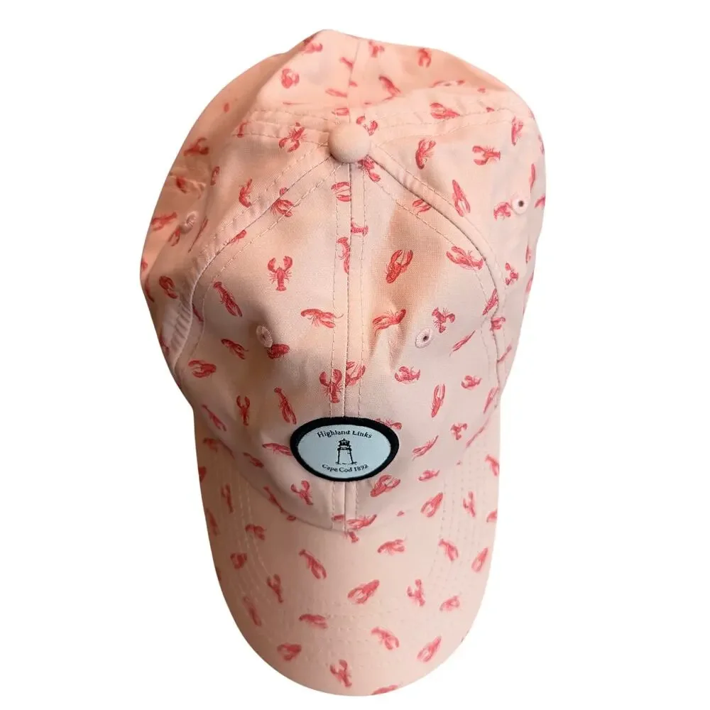 Imperial Highpoint Lights Cape Cod 1892 Lobster Hat Pink Adjustable OSFA NWOT